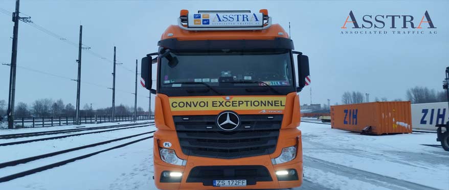 Transport von bergtechnik AUS polen NACH russland 