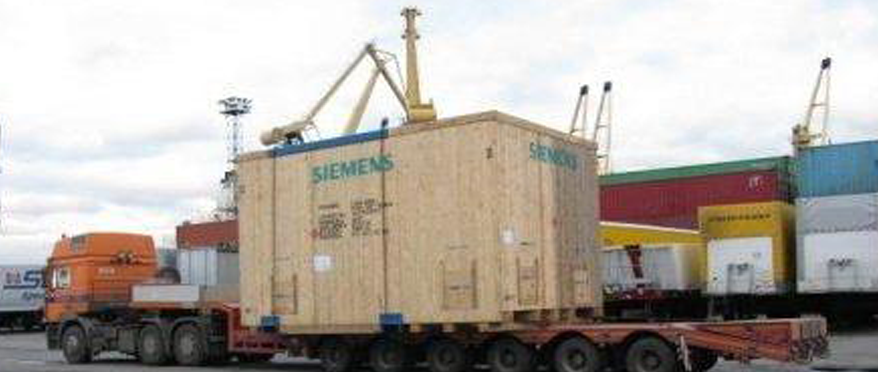 Multimodaler Transport von überdimensionalen Kompressoranlagen