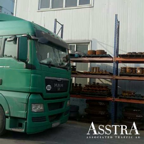 Straßengütertransport aus China