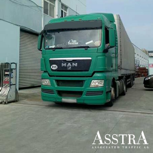 Straßengütertransport aus China