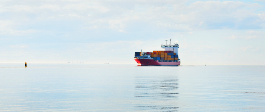 Die Schiffe kommen an sauberes Wasser